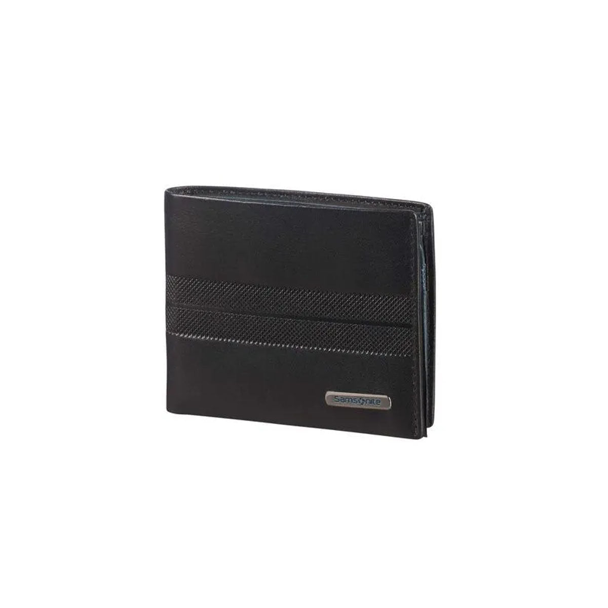 Samsonite Spectrolite SLG 021 Bi-Fold Leather Wallet - Black and Night Blue