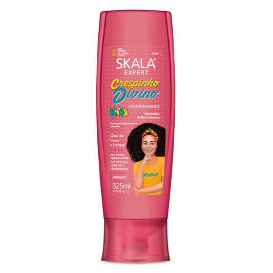 Skala Crespinho Divino Kids Conditioner 325ml – Curl-Friendly Detangler – Health Boutique JO