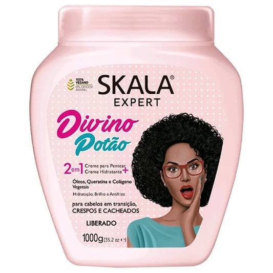Skala Divino Potão Curl Cream 1000G – Curl Defining Vegan Hair Cream – Health Boutique JO