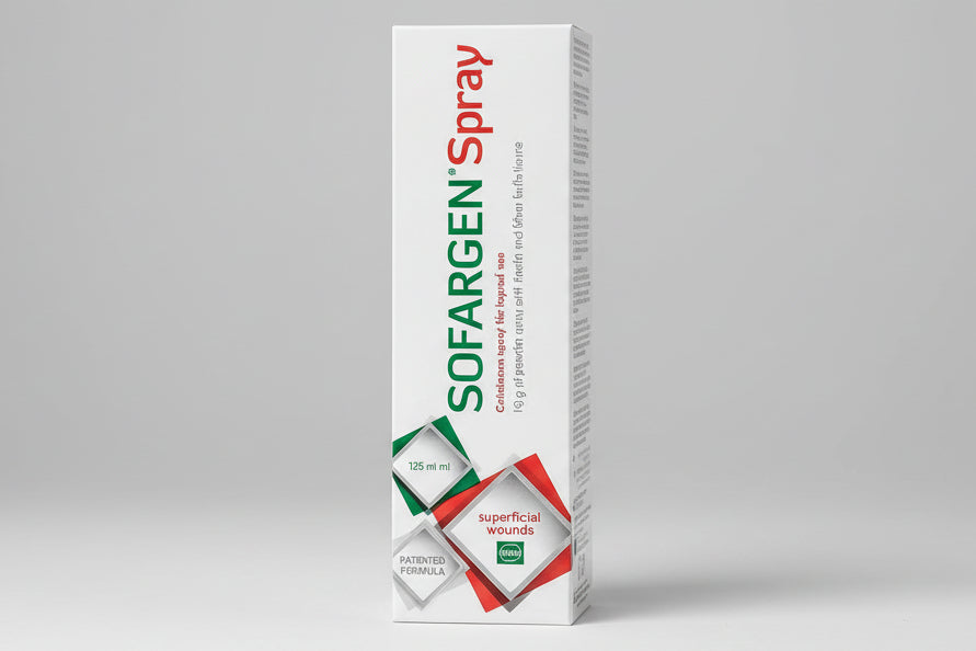 Sofargen spray 125 ml silver sulfadiazine antibacterial burn wound care spray
