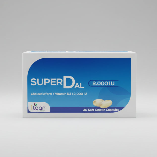 SuperDal 2000 IU Vitamin D3 Capsules 30- Health Boutique – the health ...