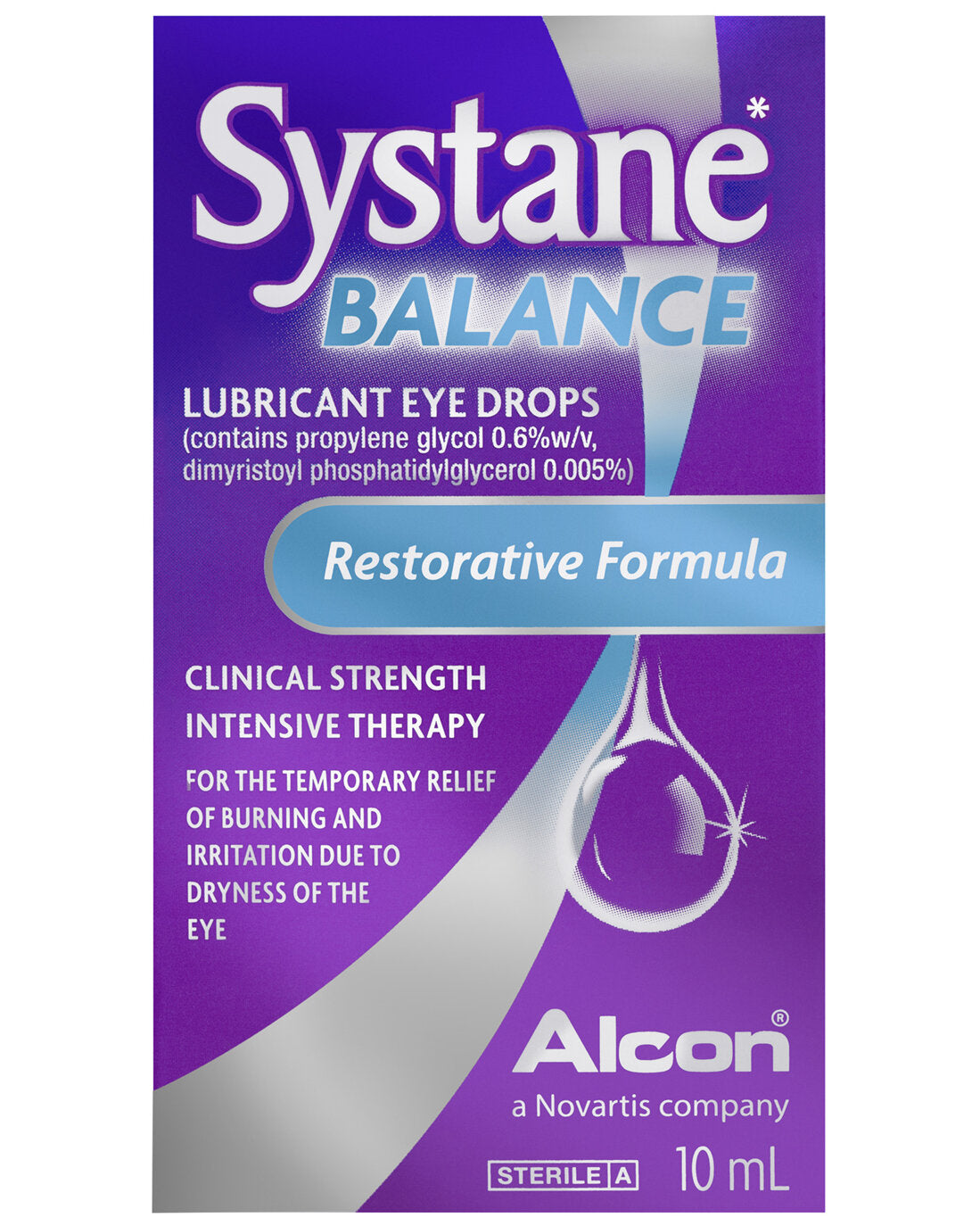 Systane Balance 0.6% eye drops 10 ml lipid dry eye relief bottle and box