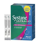 Systane Ultra UD 30x0.7ml preservative free unit dose dry eye drops box and vials