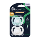 Tommee Tippee Ultra Light Silicone Soother 2x 0-6m