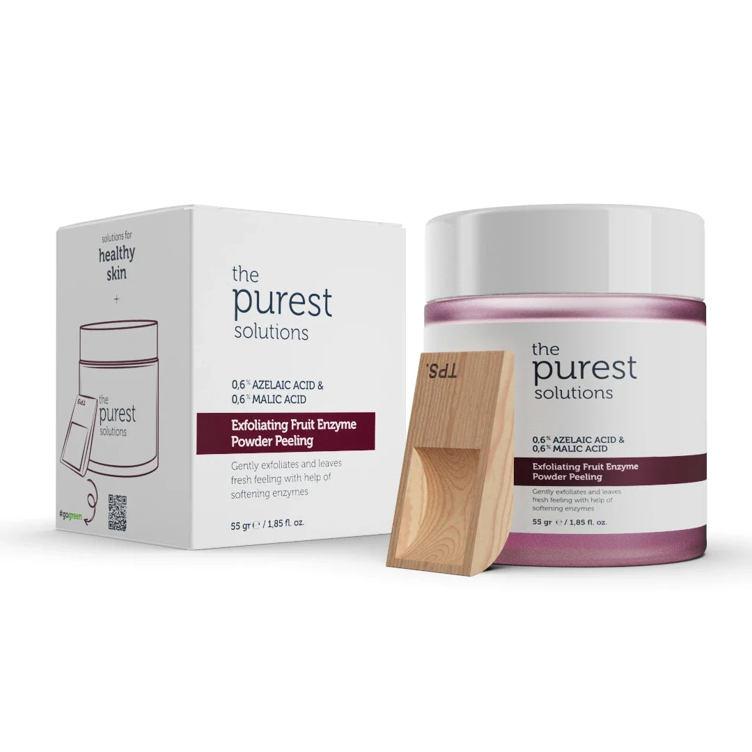 The Purest Solutions Exfoliating Fruit Enzyme Powder Peeling enzyme exfoliator for smoother skin 55gm Health Boutique