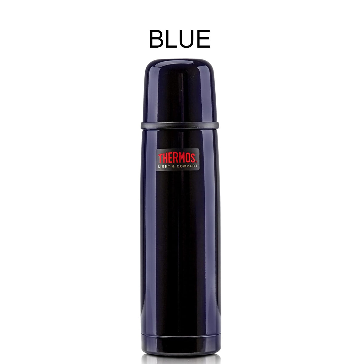 Thermos Light and Compact 1 Liter stainless steel vacuum insulated flask hygienic interior food-grade stopper silicone seal – Health Boutique