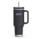 Thermos TS1802GT 1200ml granite stainless steel vacuum insulated travel mug dual function lid straw Health Boutique