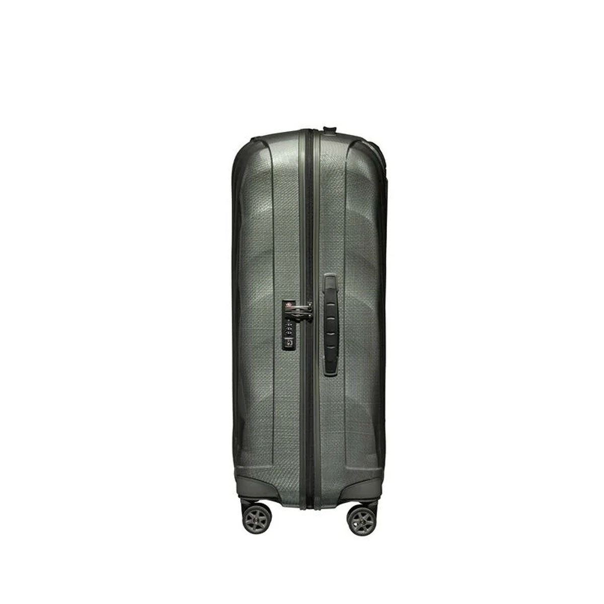 Samsonite C-Lite Spinner 55cm Carry-On Luggage - Metallic Green Lightweight Hardside Suitcase