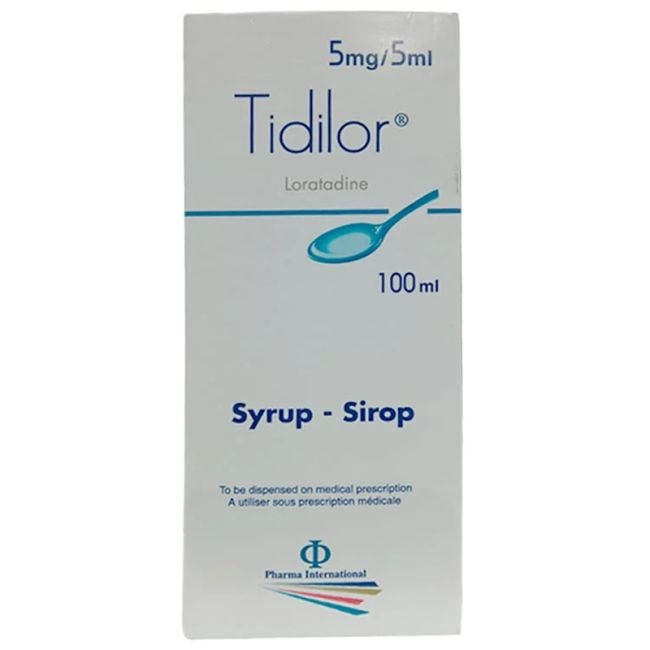 Tidilor® 5mg/5ml Syrup (100ML) – Desloratadine Antiallergy