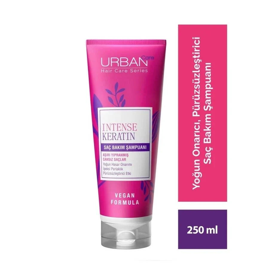 Urban Care Intense Keratin Repairing Shampoo for Damaged Hair 250ml