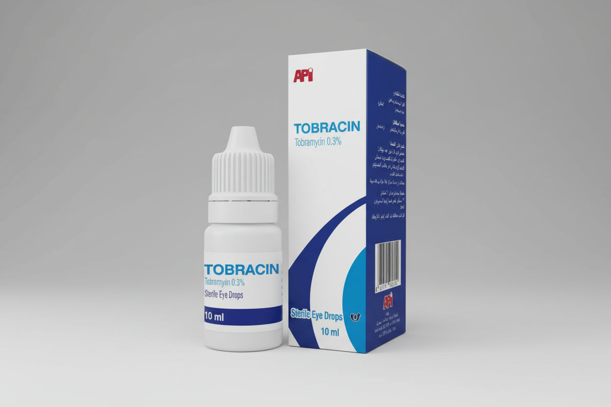 Tobracin® 0.3% Eye Drops (10 ml) – Antibiotic Treatment for Eye Infections