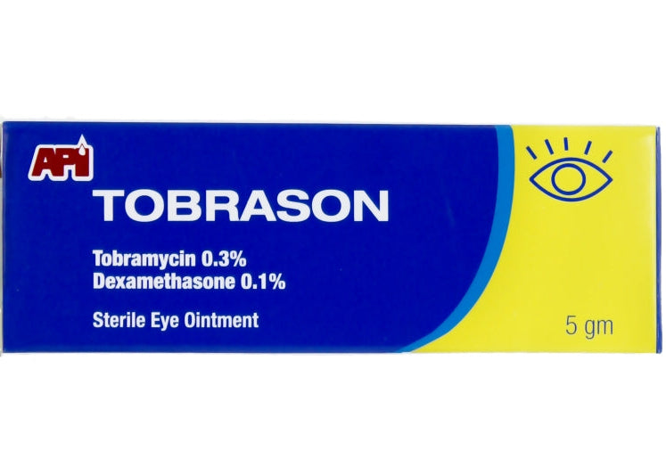 Tobrason® 0.3% / 0.1% Eye Ointment 5 g – Tobramycin & Dexamethasone