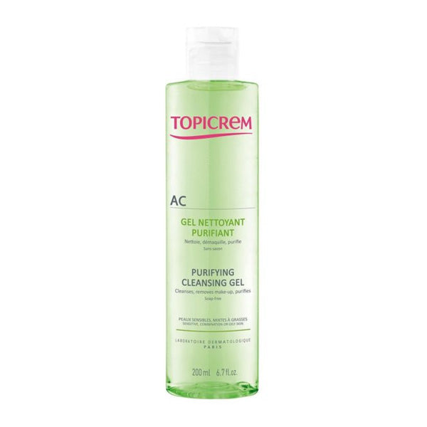 Topicrem AC Purifying Cleansing Gel for oily acne-prone skin Health Boutique