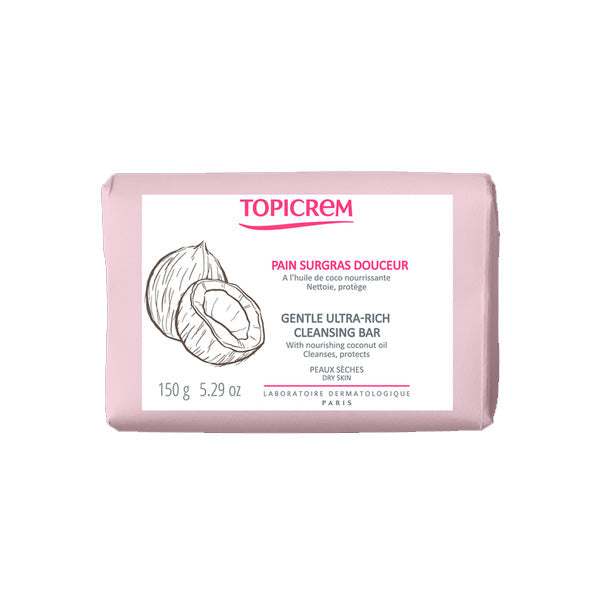 Topicrem Gentle Ultra Rich Cleansing Bar 150g nourishing soap bar Health Boutique