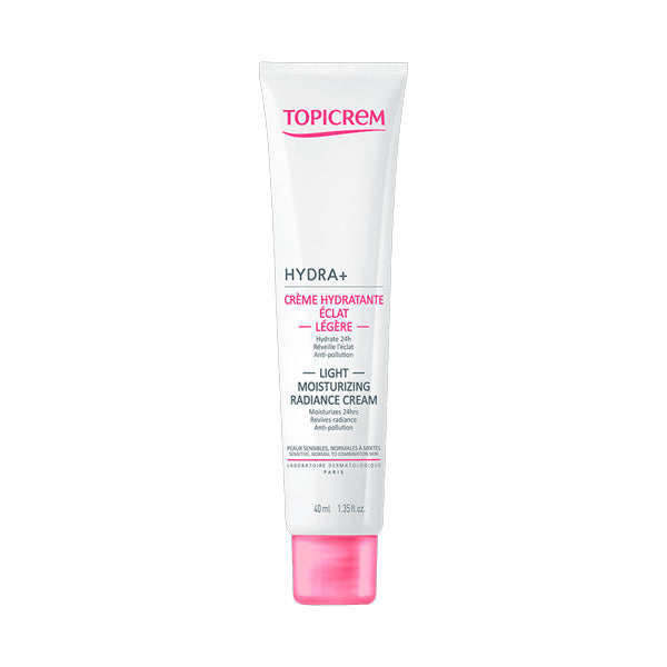 Topicrem Hydra Plus Light Moisturizing Radiance Cream 40ml hydrating face cream Health Boutique