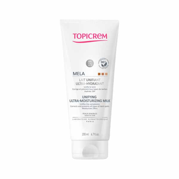 Topicrem Mela Lightening Milk 200ml body brightening lotion Health Boutique