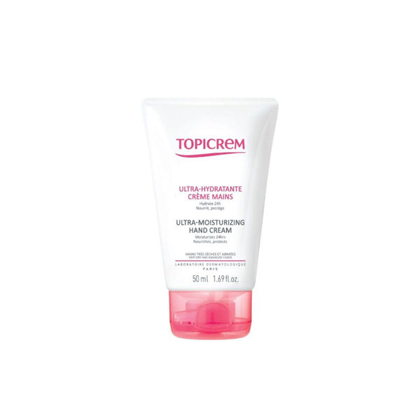 Topicrem ultra moisturizing hand cream 50ml for dry hands Health Boutique