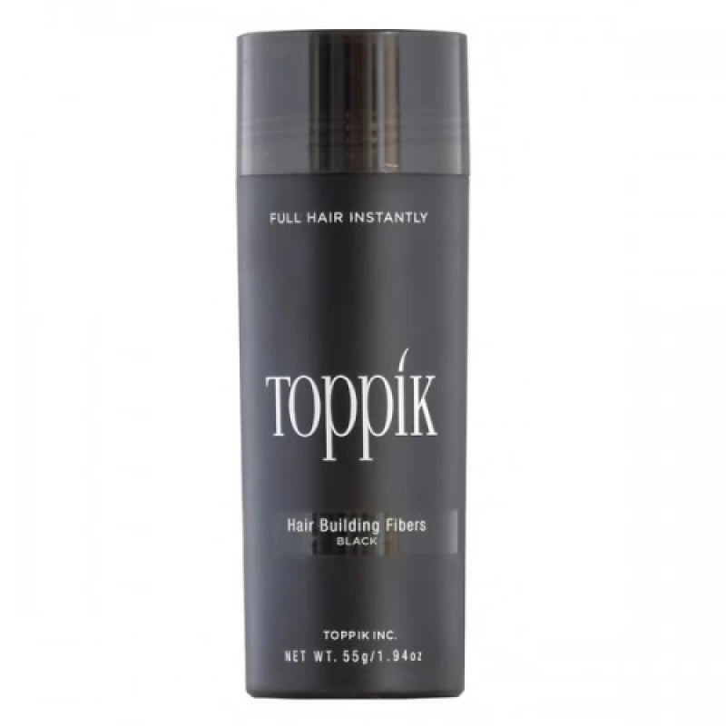 Toppik Hair Building Fibers Black 55g instant fuller hair for thinning hair Health Boutique