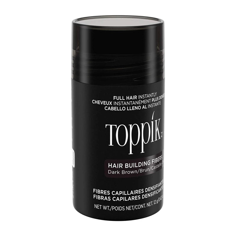Toppik Hair Building Fibers Dark Brown 12g instant fuller hair for thinning hair Health Boutique