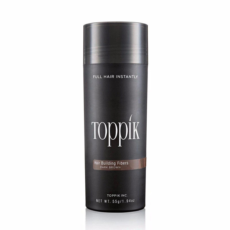 Toppik Hair Building Fibers Dark Brown 55g instant fuller hair for thinning hair Health Boutique