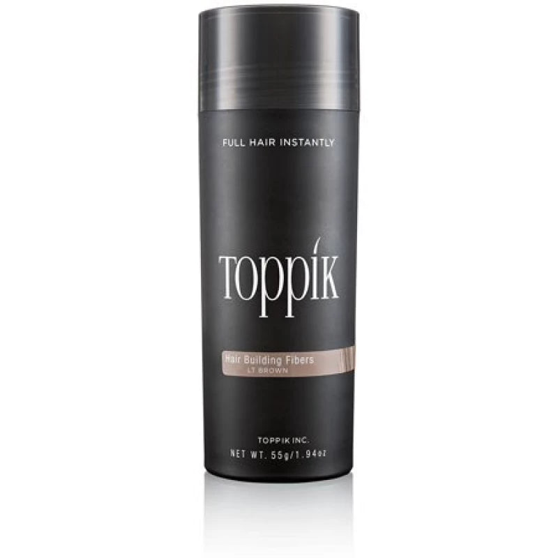Toppik Hair Building Fibers Light Brown 55g instant fuller hair for thinning hair Health Boutique
