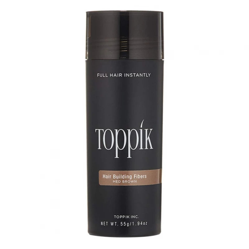 Toppik Hair Building Fibers Medium Brown 55g instant fuller hair for thinning hair Health Boutique