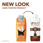 Unjury Rich Chocolate High Protein Shake - Ready-to-Drink, 12-Pack Case