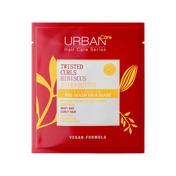 URBAN CARE TWISTED CURLS HIBISCUS & SHEA BUTTER PRE HAIR MASK 50ml