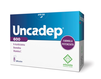Uncadep 600 20 sachets N-acetylcysteine bromelain vitamin C supplement- Health Boutique Jordan