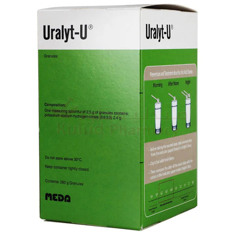 Uralyt-U granules 280 g urinary alkalinization kidney stone management therapy