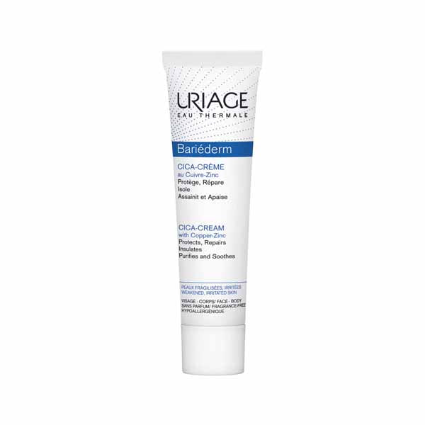 Uriage Bariéderm Repairing Cica-Cream With Cu-Zn 40ml protective skin repair cream for sensitive skin Health Boutique