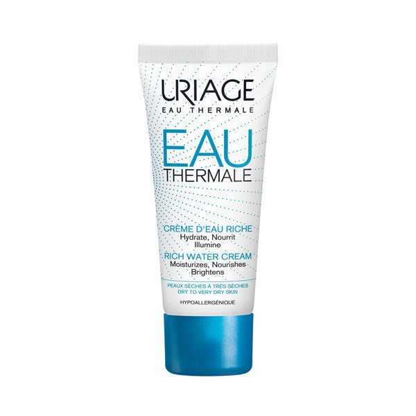 Uriage Eau Thermale Rich Water Cream 40ml deep hydrating moisturizer for dry and sensitive skin Health Boutique