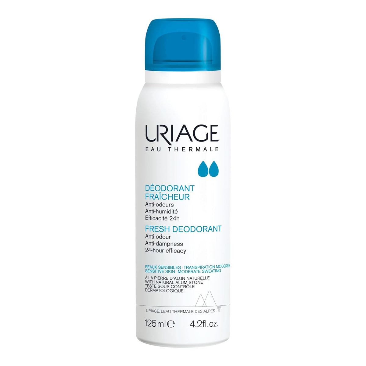 Uriage Fresh Deodorant Spray 125ml for sensitive skin 24h protection deodorant Health Boutique