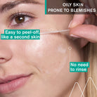 Uriage Hyséac Purifying Peel Off Mask 50ml clay mask for oily acne prone skin deep pore cleansing Health Boutique