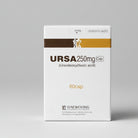 Ursa 250 mg ursodeoxycholic acid capsules 60 for bile acid therapy