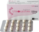 Utrogestan 100 mg micronized progesterone soft capsules – hormone replacement therapy supplement


