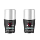 Vichy Invisible Resist 72H Anti-Stain Anti-Irritation Deodorant Roll-On 50ml Twin Pack Health Boutique