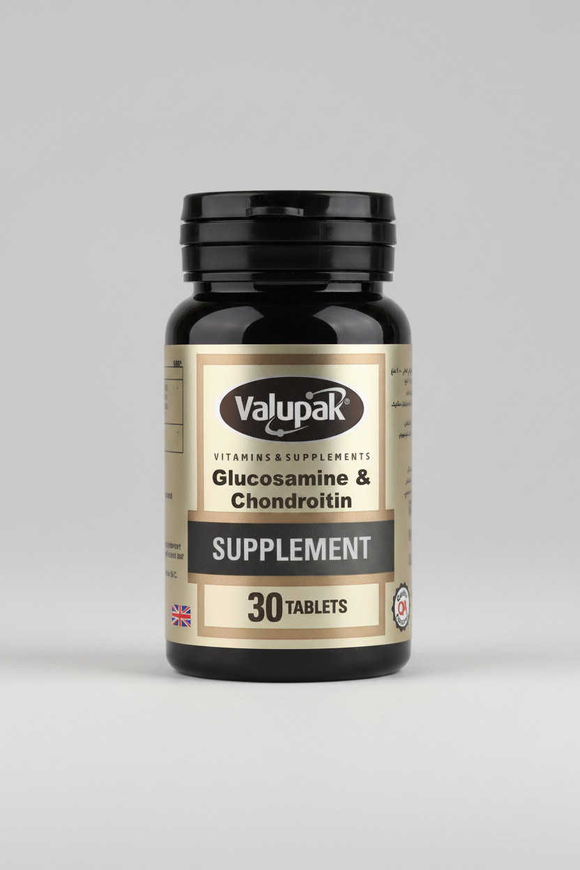 Valupak Glucosamine and Chondroitin joint support 30 tablets Health Boutique