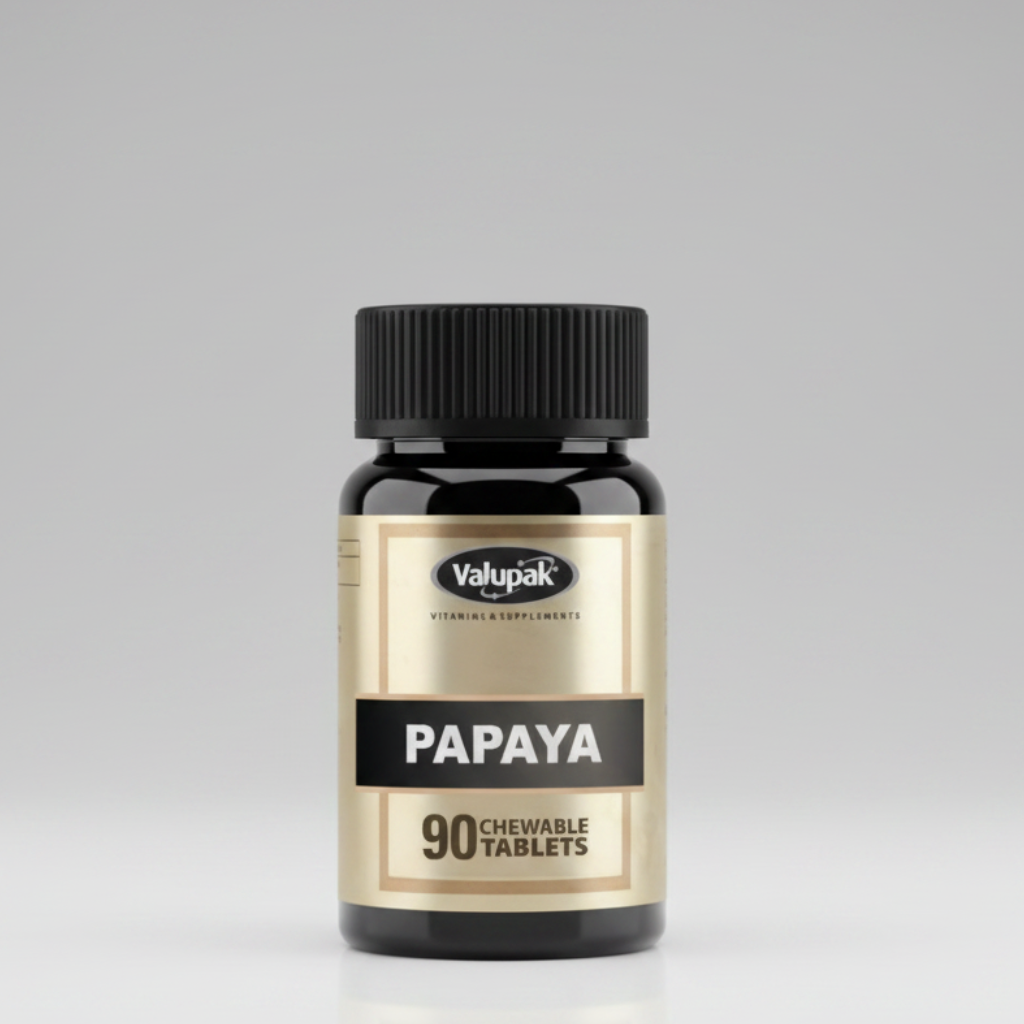 Valupak Papaya Enzyme digestive supplement 90 chewable tablets Health Boutique