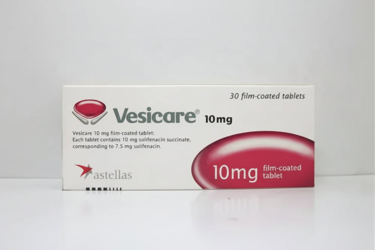 Vesicare 10 mg solifenacin tablets 30 for overactive bladder treatment