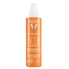 Vichy Capital Soleil SPF50+ invisible spray 200ml hyaluronic acid probiotic vitamin E sunscreen Netlock technology UV protection Health Boutique