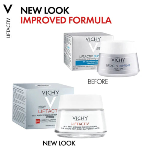 Vichy Liftactiv Supreme Anti Wrinkle Firming Cream Rhamnose Hyaluronic Acid 50ml Health Boutique