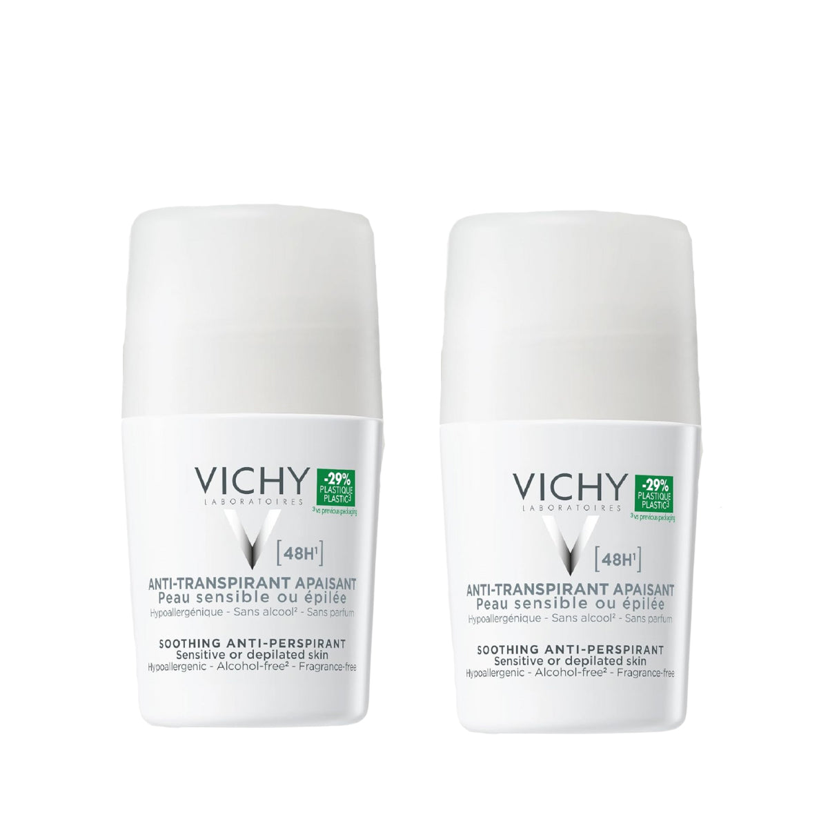 Vichy Soothing Anti-Perspirant Sensitive or Depilated Skin 48h 50ml – حماية وراحة لطيفة