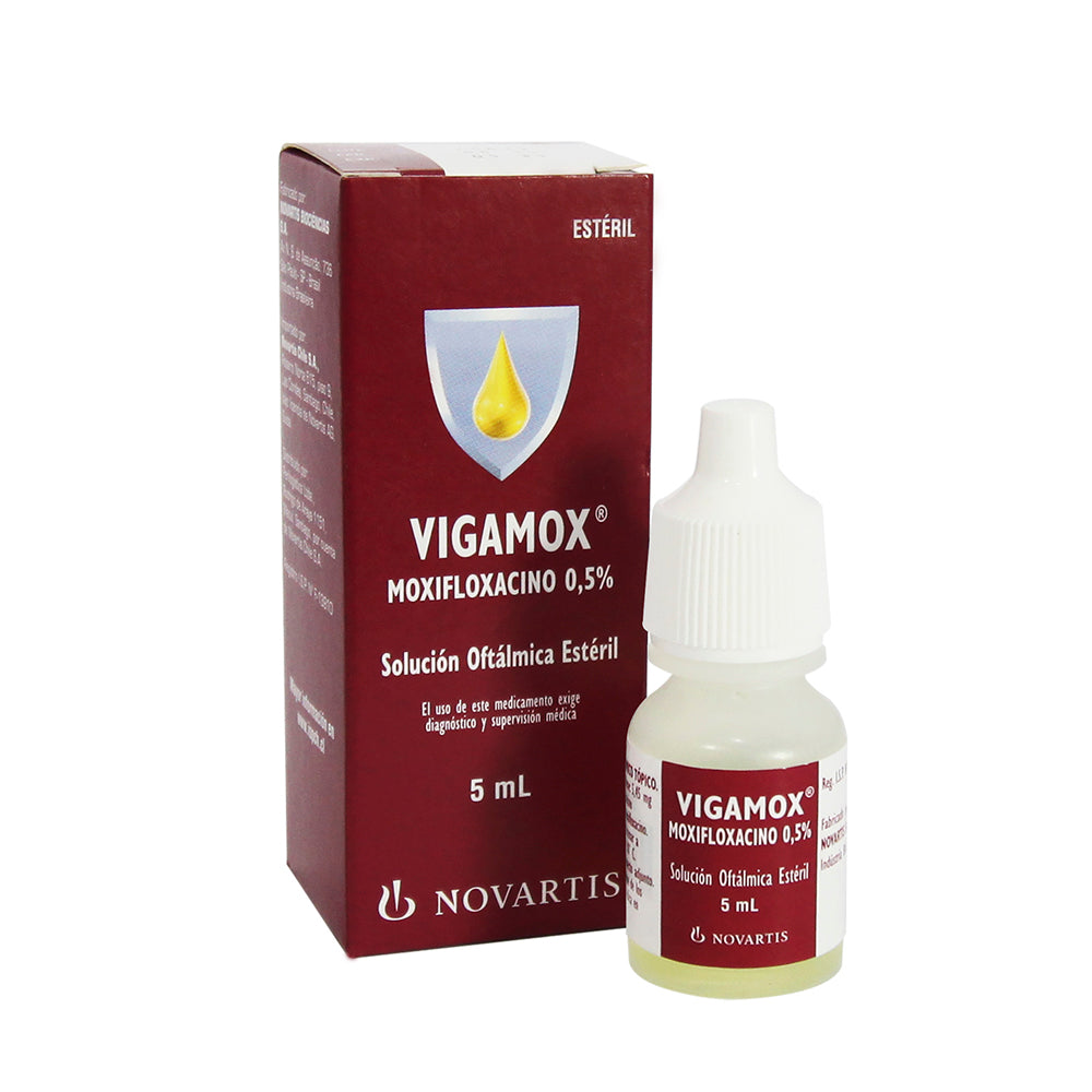 Vigamox 0.5% eye drops moxifloxacin ophthalmic solution for bacterial eye infection