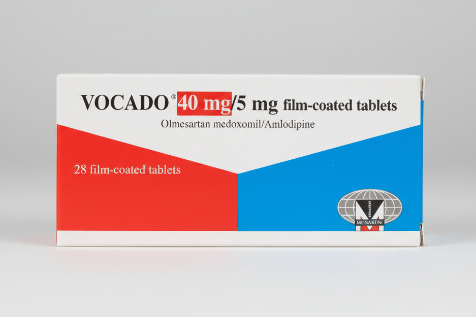 Vocado® 40/5 mg Tablets (28 Tablets) – Olmesartan & Amlodipine for Hypertension
