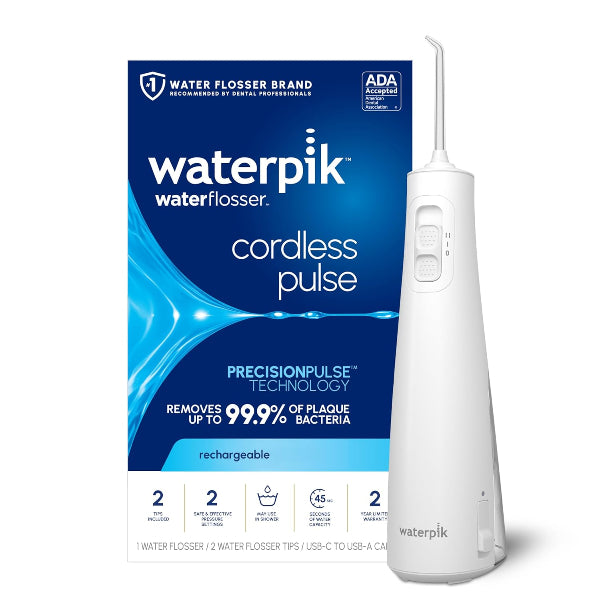 Waterpik Cordless Pulse WF-20 -Portable Water Flosser for Teeth & Gums