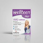 Vitabiotics Wellteen Her teenage girls multivitamin tablets iron biotin vitamins Health Boutique