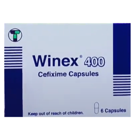Winex® 400mg كبسولات 6 – علاج بالمضادات الحيوية