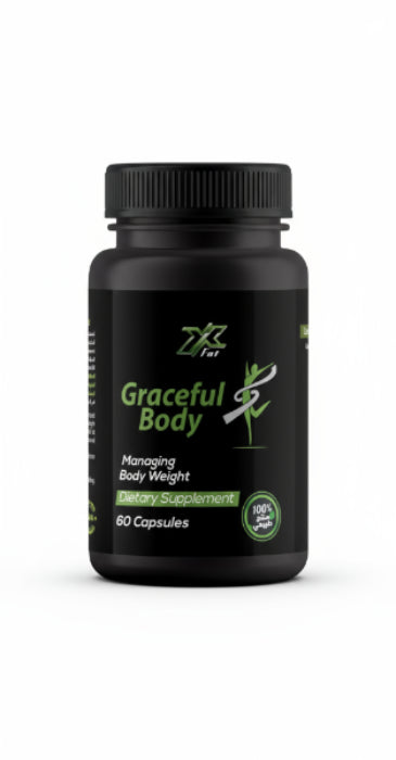 X-Fat Graceful Body 60 Capsules – licensed natural fat burner &amp; body shaping supplement available at HealthBoutiqueJo.com with delivery to Jordan & GCC.