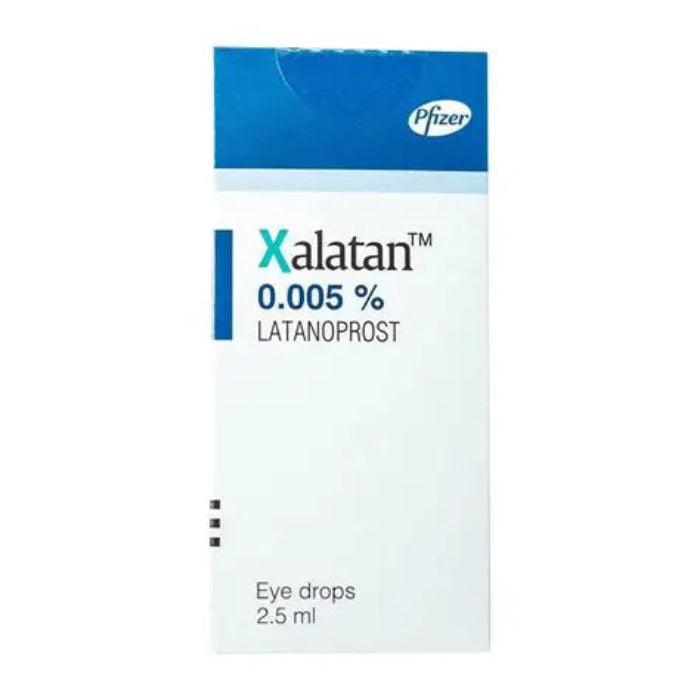 Xalatan eye drops 50 mcg/ml 2.5 ml latanoprost glaucoma treatment